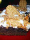 Chocolate Mallow Nutter Butter Bars