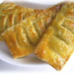 A picture of Kabocha Squash Pie with Frozen Ingredients.