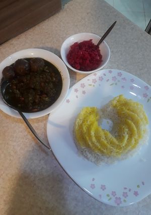 عکسی از دستور قرمه سبزی