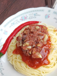 Foto resep Spaghetti kornet saos bolognaise