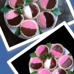 A picture of Australian Neenish Tarts ..