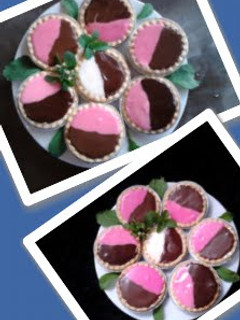 A picture of Australian Neenish Tarts ..