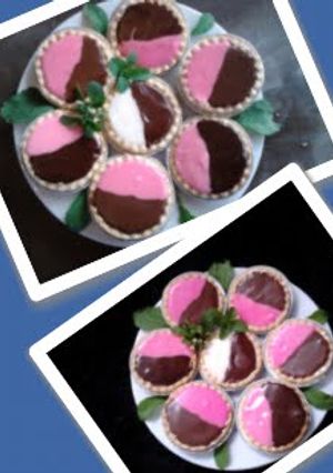 A picture of Australian Neenish Tarts ..