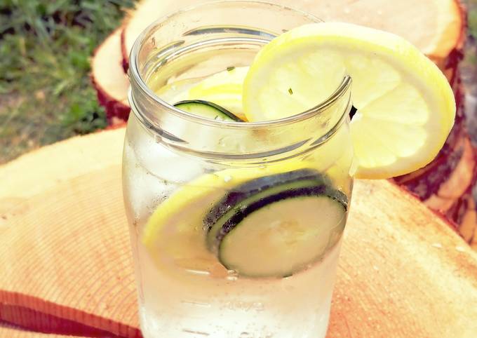 Recipe of Super Quick Homemade Cucumber Spritzer