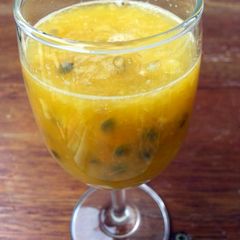A picture of Orange With Passion Fruit Juice.