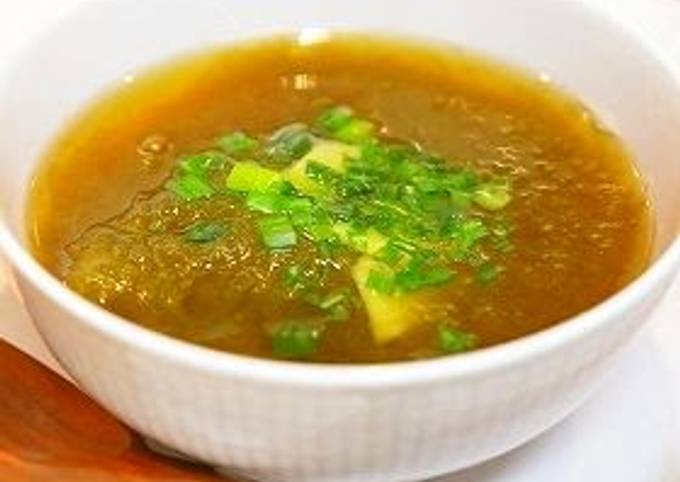 Easiest Way to Prepare Homemade Tororo Kombu and Ginger Soup