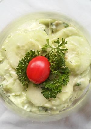 A picture of Magic Salad.