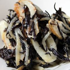 A picture of Hijiki Seaweed and Chikuwa in Miso Honey Mayonnaise.