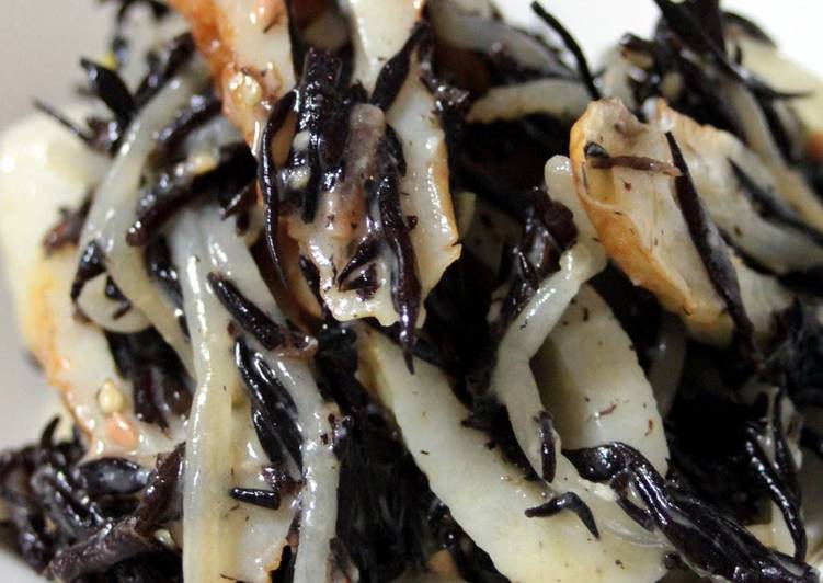 How to Make Super Quick Homemade Hijiki Seaweed and Chikuwa in Miso Honey Mayonnaise