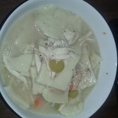 A picture of Chicken and Dumplings.