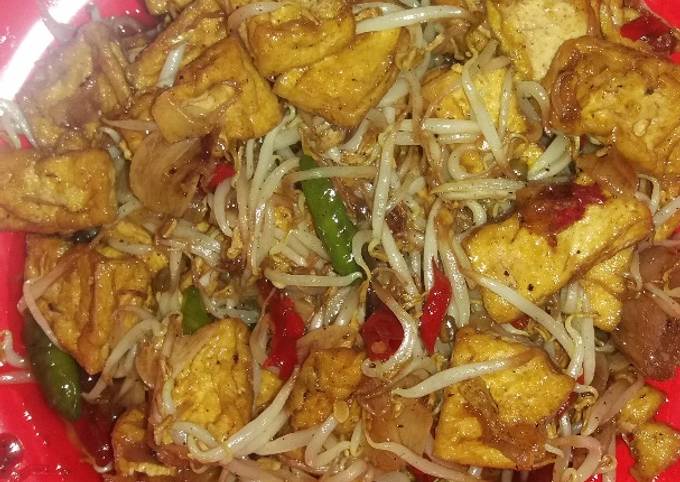 Resep Tumis Tauge Tahu Pedas Oleh Vivi Dwi Lestari Cookpad