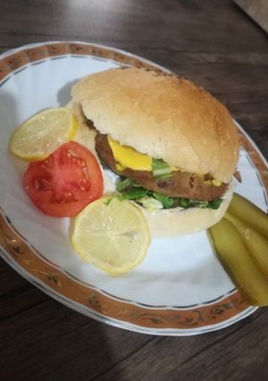عکسی از دستور همبرگر مخصوص