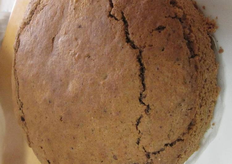 fluffy macrobiotic cocoa cake with easy measurements recipe main photo