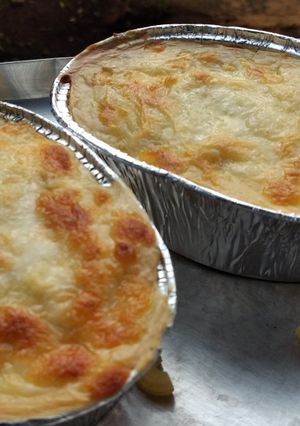 Foto resep Macaroni schotel panggang premium