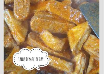 Resep Mudah Tahu Tempe Pedas Mantul Banget