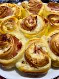 Torta di rose salata impasto pan brioche