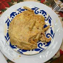 Una foto de Tortilla de macarrones