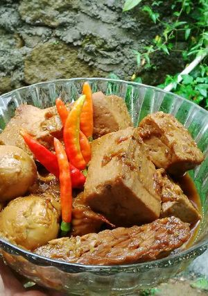 Foto resep Bacem tempe tahu telor
