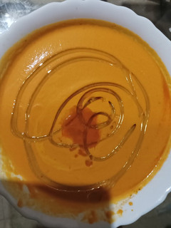 Una foto de Crema de calabaza