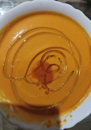 Una foto de Crema de calabaza
