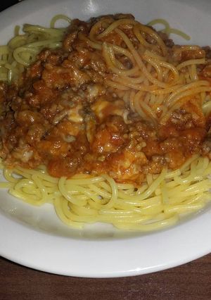 Una foto de Spaguetti de curry