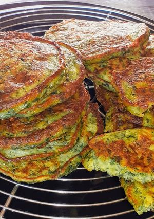 Une photo de Blinis épinards mozzarella