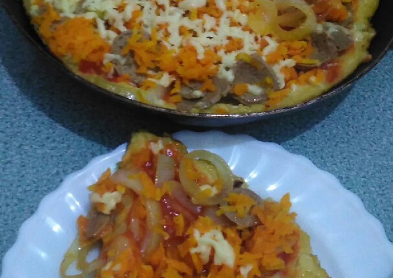 Pizza kentang teflon