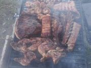 Una foto de matambre cerdo a la parrilla