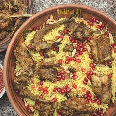 A picture of Mutton Kabsa.