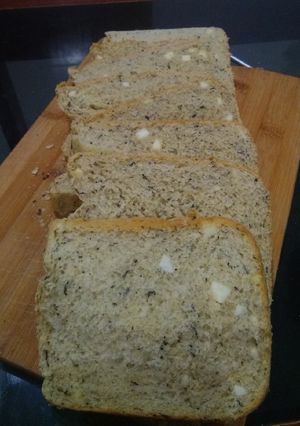 Foto resep Roti tawar gandum keju oregano