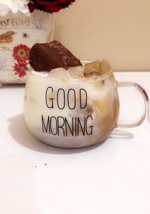 صورة لوصفة قهوة باردة 😍🖤