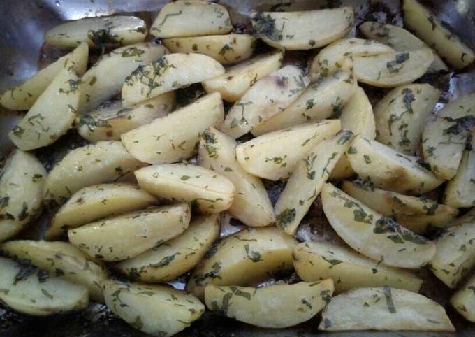 Resep Potato wedges simple Anti Gagal