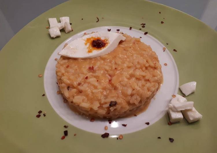 Risotto con burrata e ‘nduja