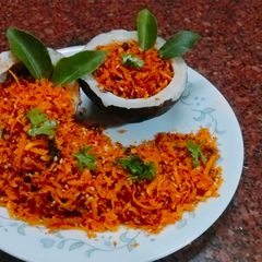 A picture of Dry coconut chutney.