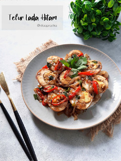 Foto resep Telur Lada Hitam