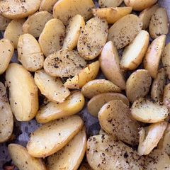 A picture of Roasted Lime-Herb Mini Potatoes.