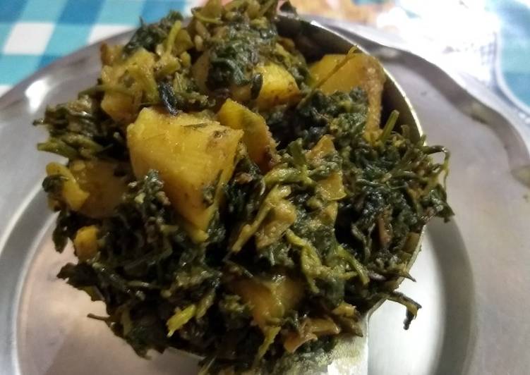 Easiest Way to Make Ultimate Methi-aloo