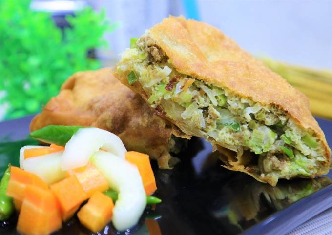 Resep MARTABAK DAGING SAINGAN ABANG-ABANG JUALAN. BIKIN SENDIRI DIRUMA Anti Gagal