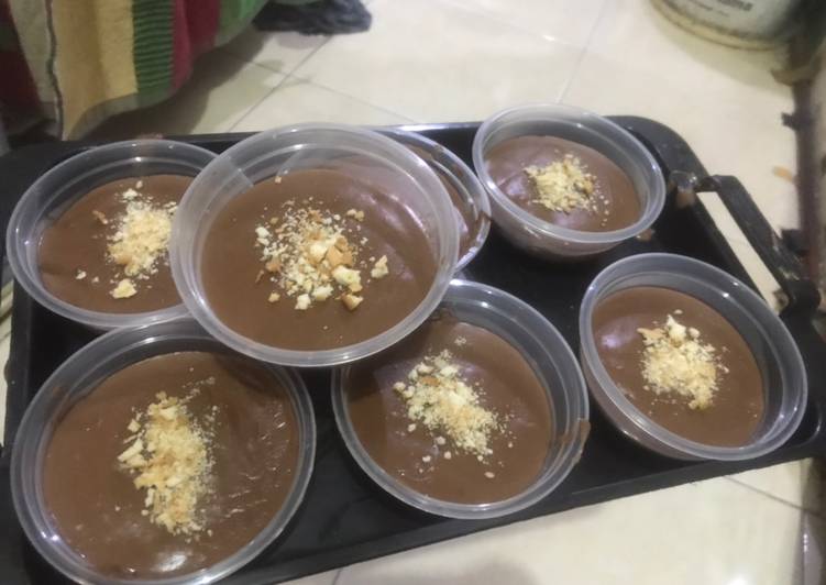 Puding Brownies Coklat