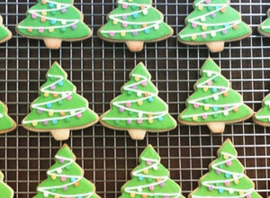 Una foto de Galletas de mantequilla navideñas