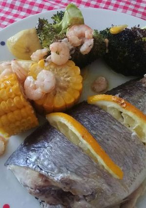 Una foto de Dorada al horno