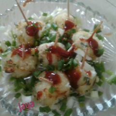 A picture of Leftover rice balls.