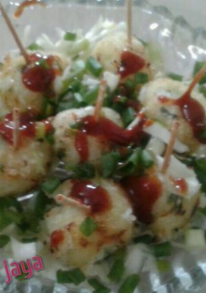 A picture of Leftover rice balls.