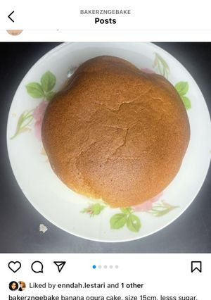 Foto resep 121- Banana ogura cake