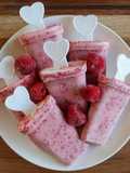 Raspberry Popsicles (Ice Pop)