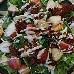 A picture of Apple BBQ Pork Salad.