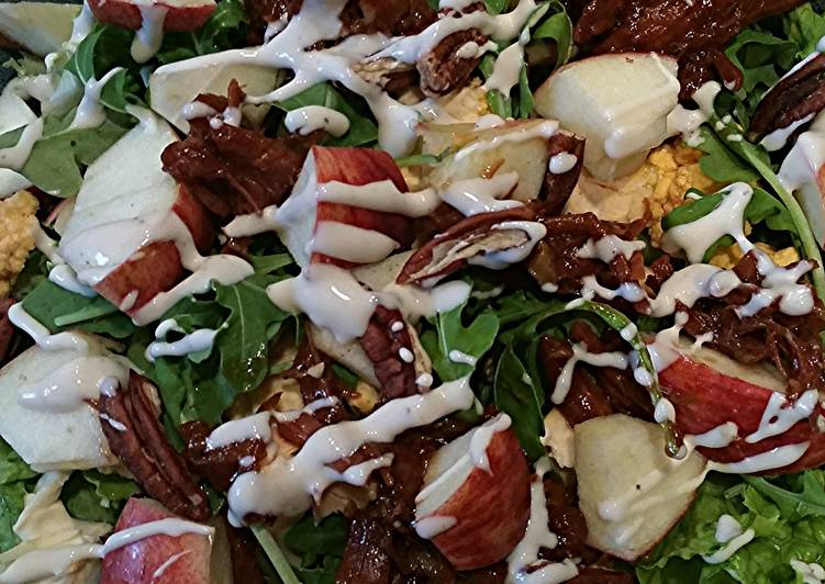 Easiest Way to Make Delicious Apple BBQ Pork Salad