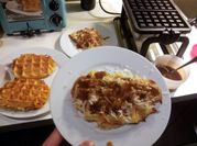 A picture of potato waffle