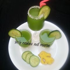 Cucumber juice A picture of Cucumber juice.
