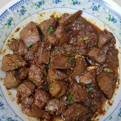 A picture of Mutton kaleji masala.